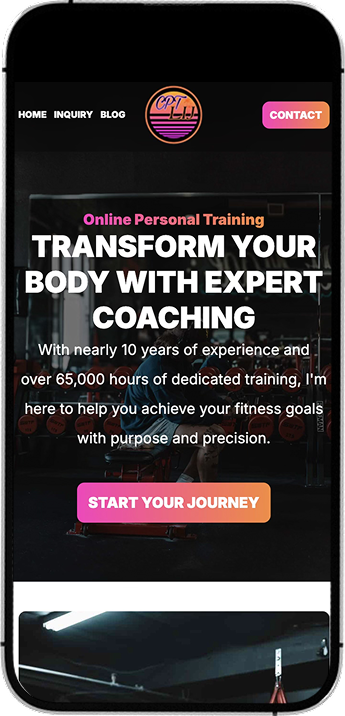 CPTLIJ website on mobile display